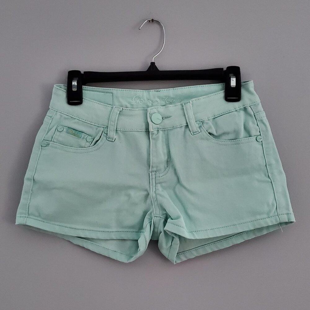Geso Jeans Green Jean Shorts 5 Junior